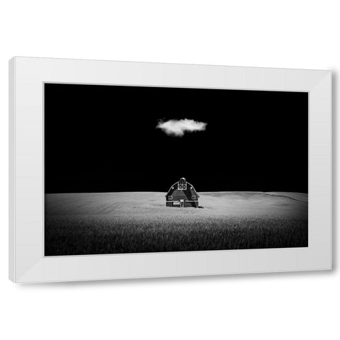 Watcher In The Rye White Modern Wood Framed Art Print by Xu, Tony