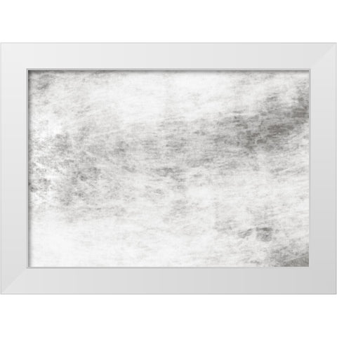 Abstract Mono White Modern Wood Framed Art Print by 1x Studio II