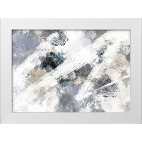 Abstract Mess White Modern Wood Framed Art Print by 1x Studio II