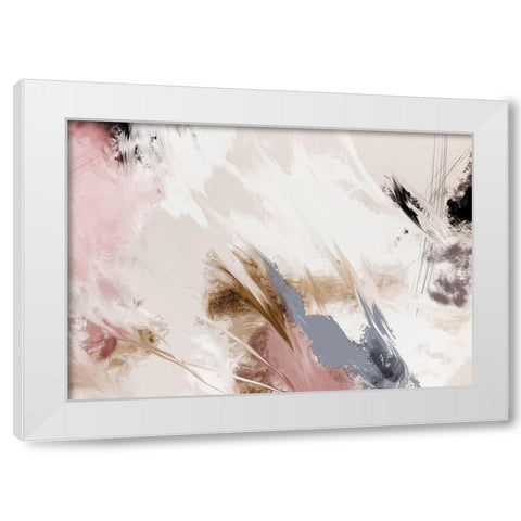 Splash Clouds 02 White Modern Wood Framed Art Print by 1x Studio II