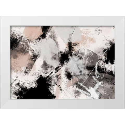 Splash Storm 02 White Modern Wood Framed Art Print by 1x Studio II