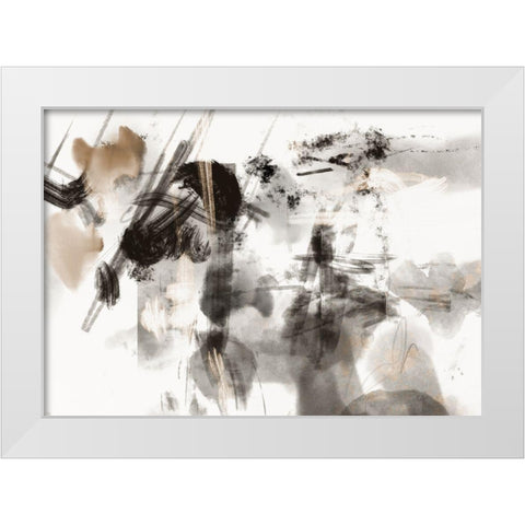 Wild_chaos 02 White Modern Wood Framed Art Print by 1x Studio II