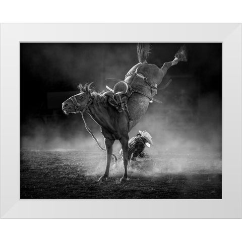 WhoS Win White Modern Wood Framed Art Print by Ma, Frank