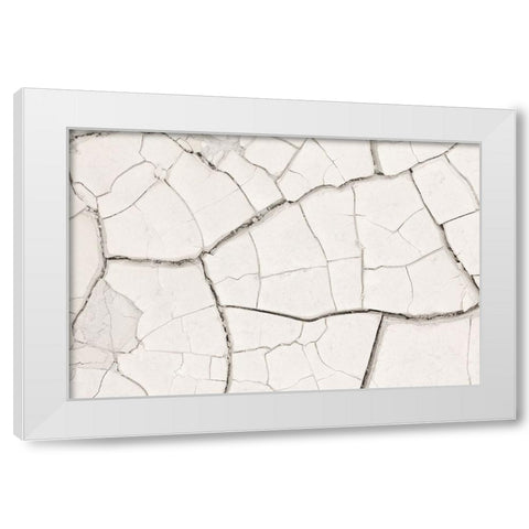 Texture 03 White Modern Wood Framed Art Print by 1x Studio III