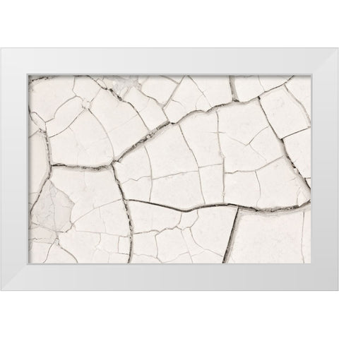 Texture 03 White Modern Wood Framed Art Print by 1x Studio III