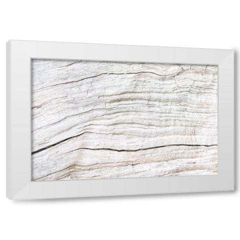 Texture 08 White Modern Wood Framed Art Print by 1x Studio III