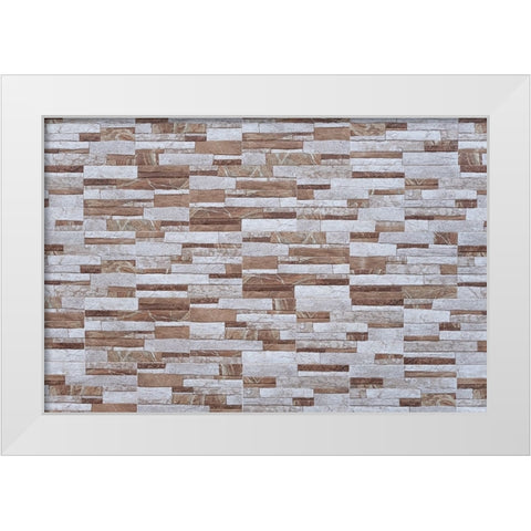 Texture 12 White Modern Wood Framed Art Print by 1x Studio III