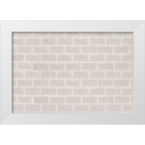 Texture 25 White Modern Wood Framed Art Print by 1x Studio III