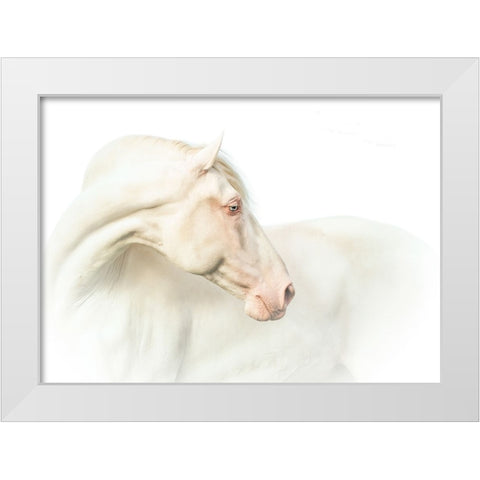 Mr. Blue Eyeab White Modern Wood Framed Art Print by Weerink, Celine