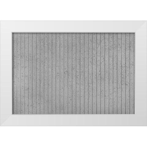 Texture 33 White Modern Wood Framed Art Print by 1x Studio III