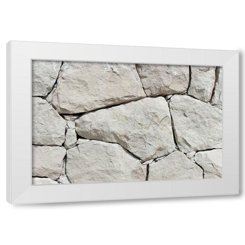 Texture 39 White Modern Wood Framed Art Print by 1x Studio III