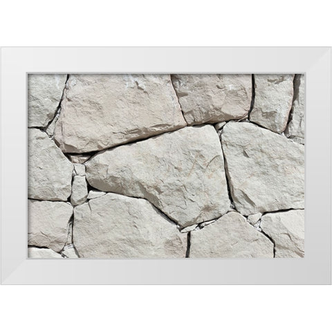 Texture 39 White Modern Wood Framed Art Print by 1x Studio III