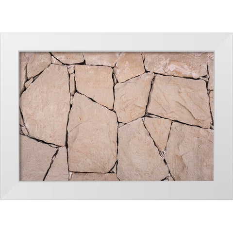 Texture 38 White Modern Wood Framed Art Print by 1x Studio III