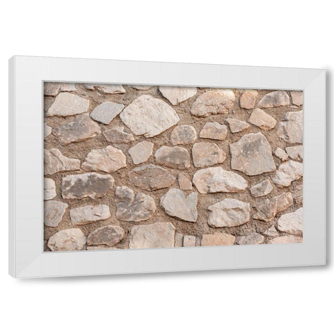 Texture 43 White Modern Wood Framed Art Print by 1x Studio III