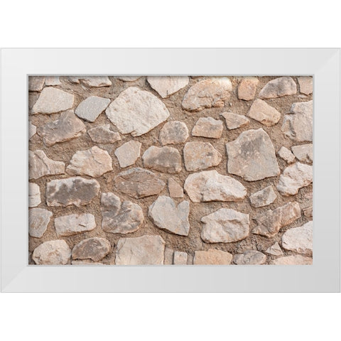 Texture 43 White Modern Wood Framed Art Print by 1x Studio III