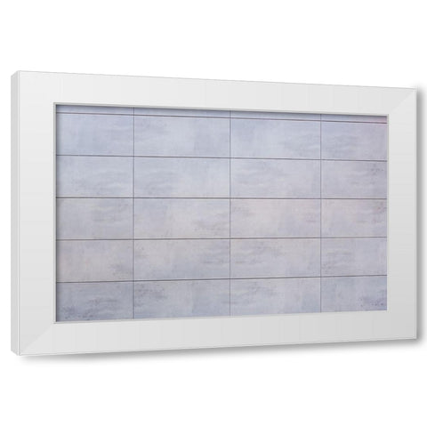 Texture 44 White Modern Wood Framed Art Print by 1x Studio III