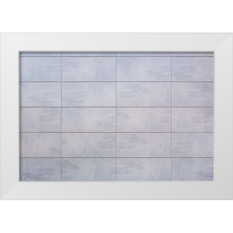 Texture 44 White Modern Wood Framed Art Print by 1x Studio III
