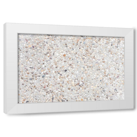 Texture 45 White Modern Wood Framed Art Print by 1x Studio III
