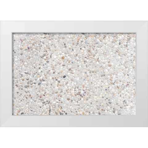 Texture 45 White Modern Wood Framed Art Print by 1x Studio III
