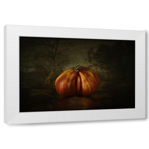 Still Life White Modern Wood Framed Art Print by Vladimir Anton, Mihai