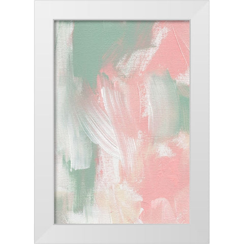 Sweet Escape No 3 White Modern Wood Framed Art Print by Uplusmestudio