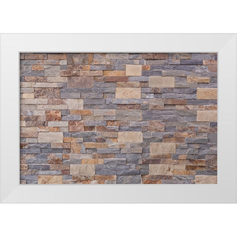 Texture 48 White Modern Wood Framed Art Print by 1x Studio III