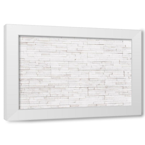 Texture 53 White Modern Wood Framed Art Print by 1x Studio III