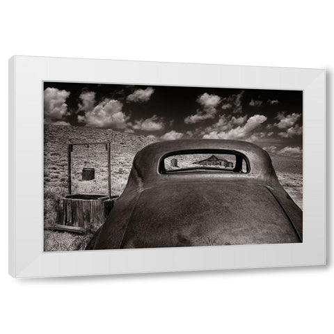 Prairie Home White Modern Wood Framed Art Print by Perlow, Gary