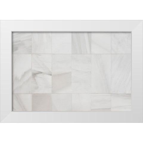 Texture 56 White Modern Wood Framed Art Print by 1x Studio III
