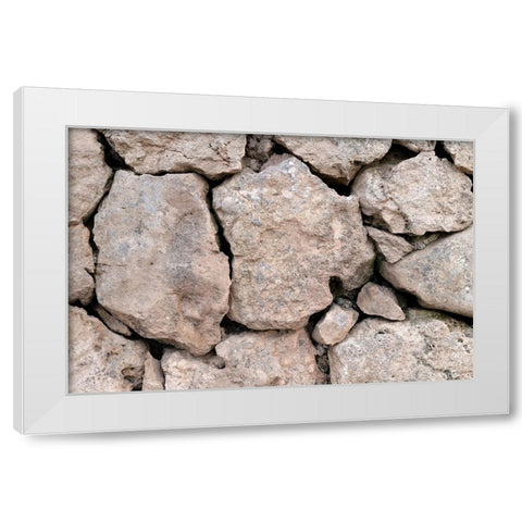 Texture 62 White Modern Wood Framed Art Print by 1x Studio III