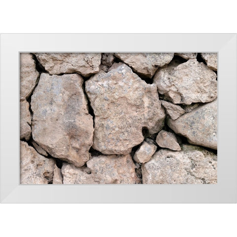 Texture 62 White Modern Wood Framed Art Print by 1x Studio III