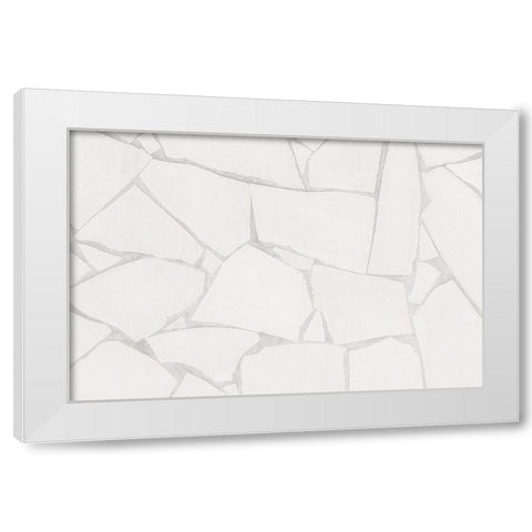 Texture73 White Modern Wood Framed Art Print by 1x Studio III