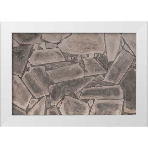 Texture 75 White Modern Wood Framed Art Print by 1x Studio III