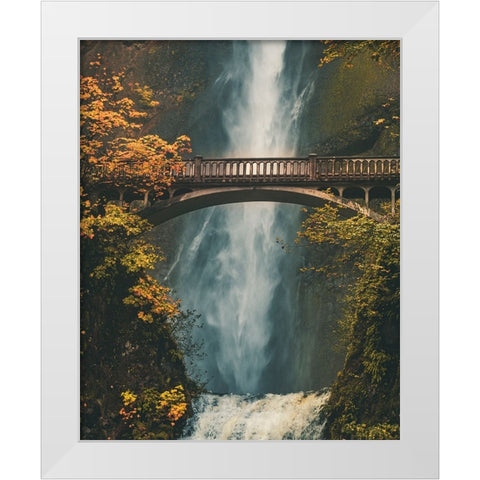 RIVendell Irl White Modern Wood Framed Art Print by Pournader, Behdad