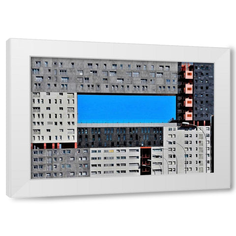 Architecture - Madrid Spain White Modern Wood Framed Art Print by Orbach, Arnon