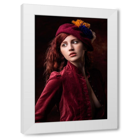 From Days Gone By White Modern Wood Framed Art Print by Slotboom, Jan