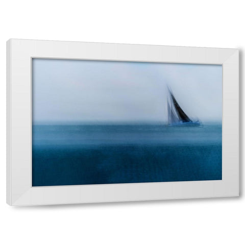 Balance White Modern Wood Framed Art Print by Malovrh, Milan