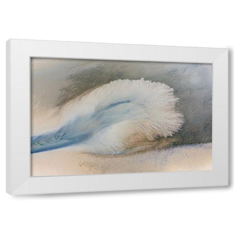 Cape Sands White Modern Wood Framed Art Print by Esposito, Ed