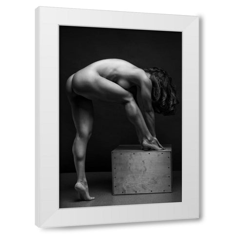 Bodyscape White Modern Wood Framed Art Print by Belovodchenko, Anton