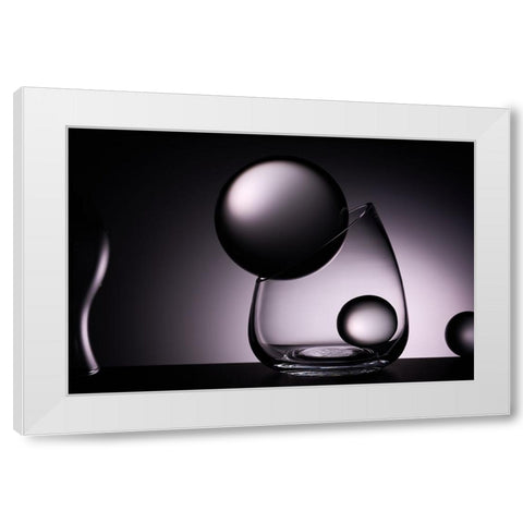 Blass White Modern Wood Framed Art Print by Sokac, Drazen