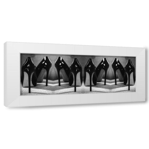 ROW White Modern Wood Framed Art Print by Schottstaedt, Erik