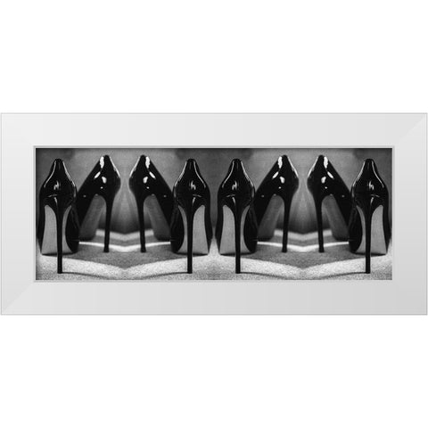 ROW White Modern Wood Framed Art Print by Schottstaedt, Erik