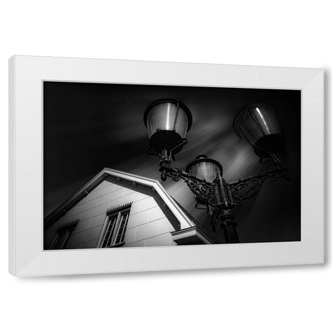 In The Spotlights White Modern Wood Framed Art Print by Claes, Gilbert