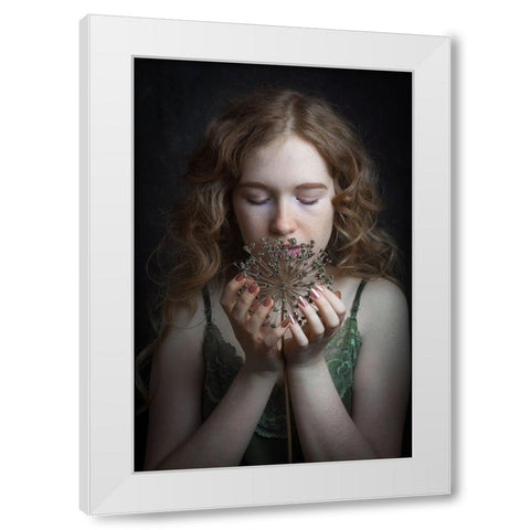 Natural White Modern Wood Framed Art Print by Franke, Ruth