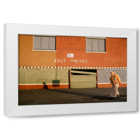 Terracotta White Modern Wood Framed Art Print by Bartholomeus, Stephan