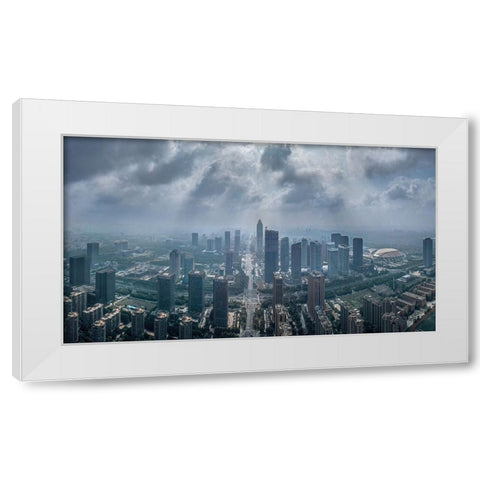 After The Storm White Modern Wood Framed Art Print by Yu Wu, Irene