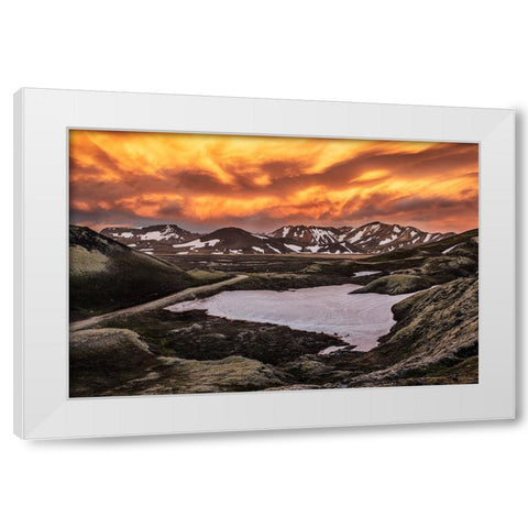 Iceland 4 White Modern Wood Framed Art Print by J Rao, Jenny