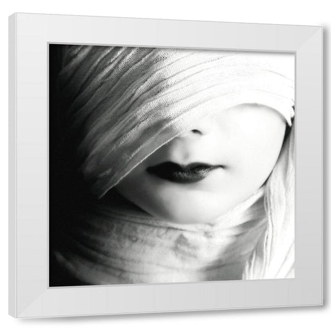 Dream White Modern Wood Framed Art Print by Nodeh, Mostafa