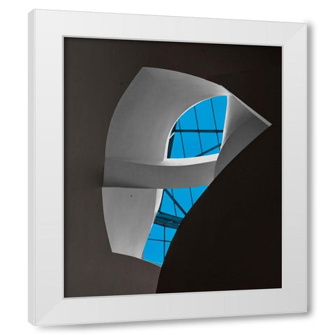Architecture - Guggenheim Museum-Bilbao - Spain White Modern Wood Framed Art Print by Orbach, Arnon