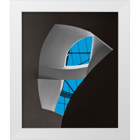 Architecture - Guggenheim Museum-Bilbao - Spain White Modern Wood Framed Art Print by Orbach, Arnon
